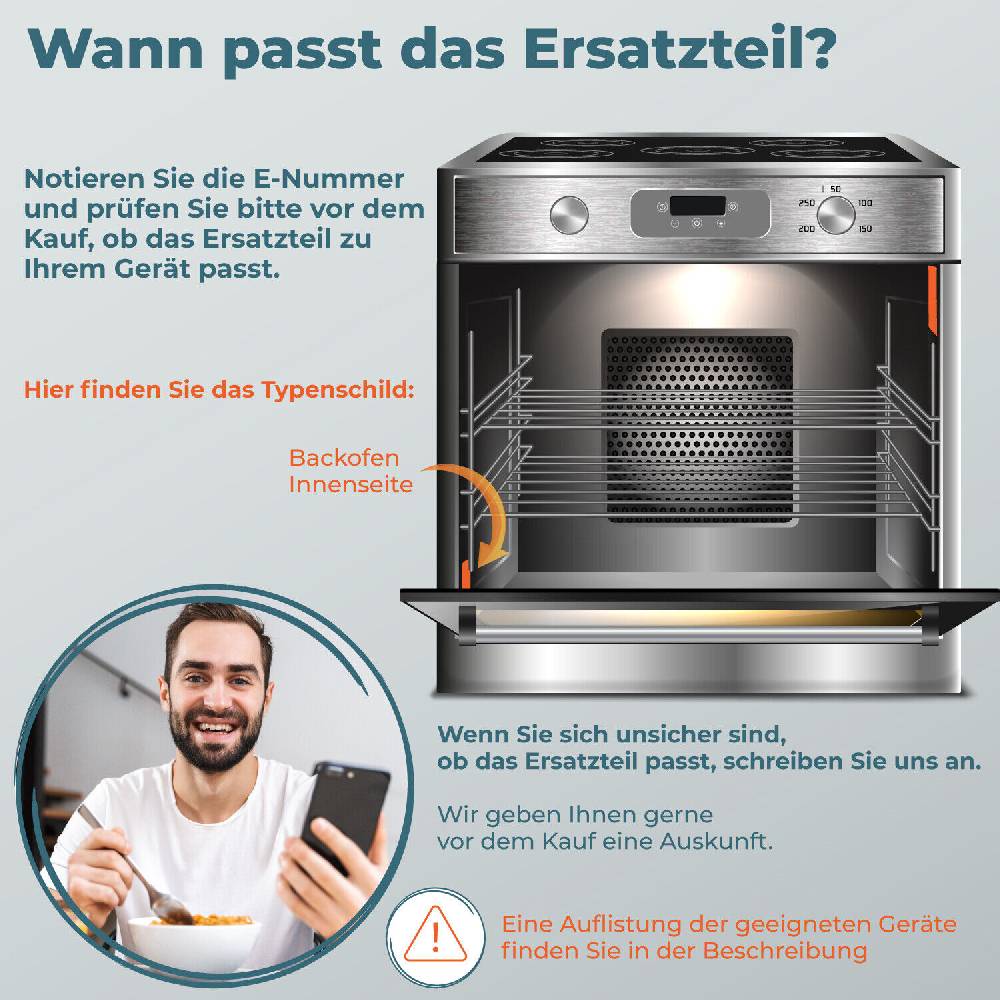 kenekos Backofendichtung Türdichtung Gummi passt für Bosch Siemens Neff 00754066 754066 Saisonschlussverkauf