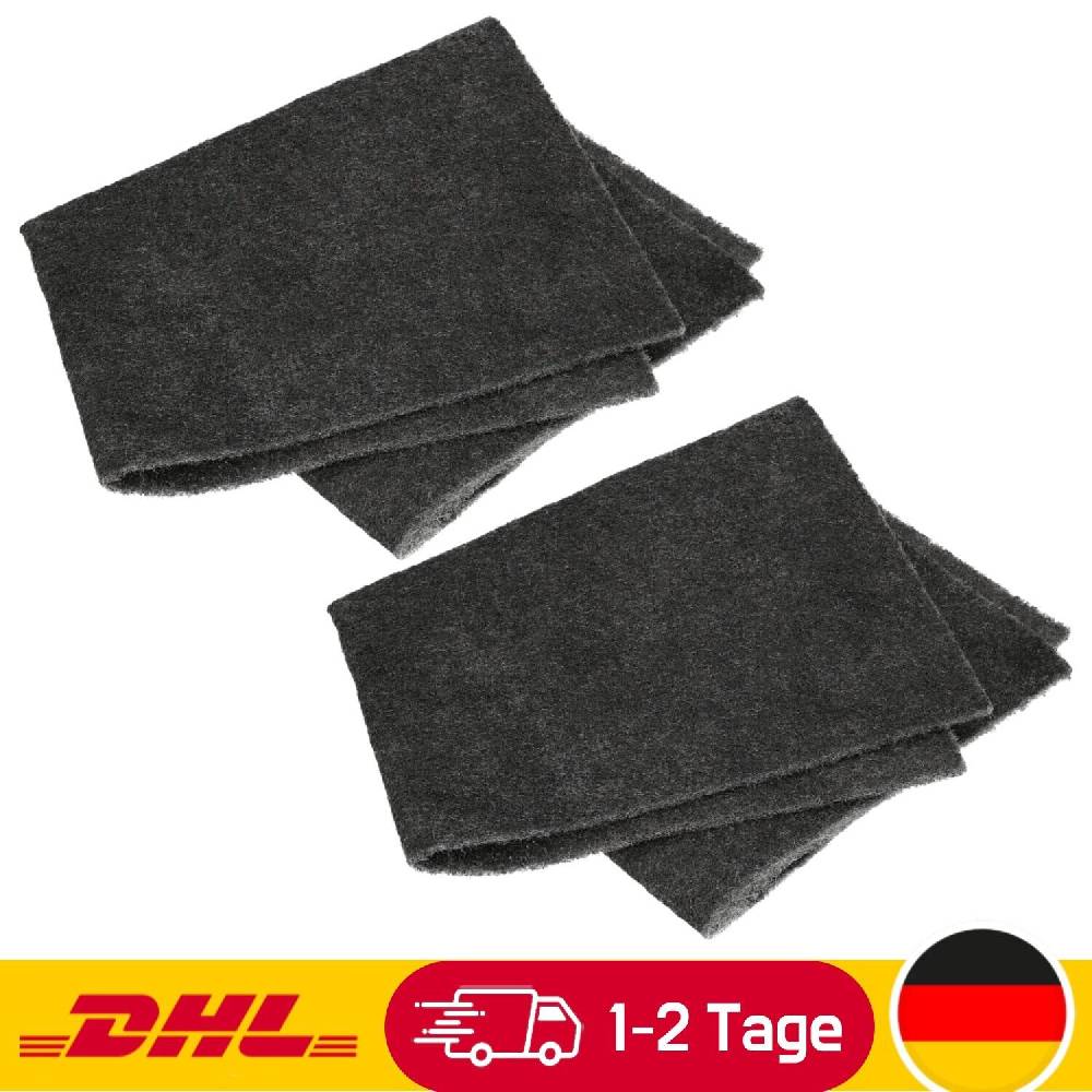 agdmaster 2x Aktivkohlefilter Filtermatte XL Kohlefilter zum zuschneiden 47x56cm