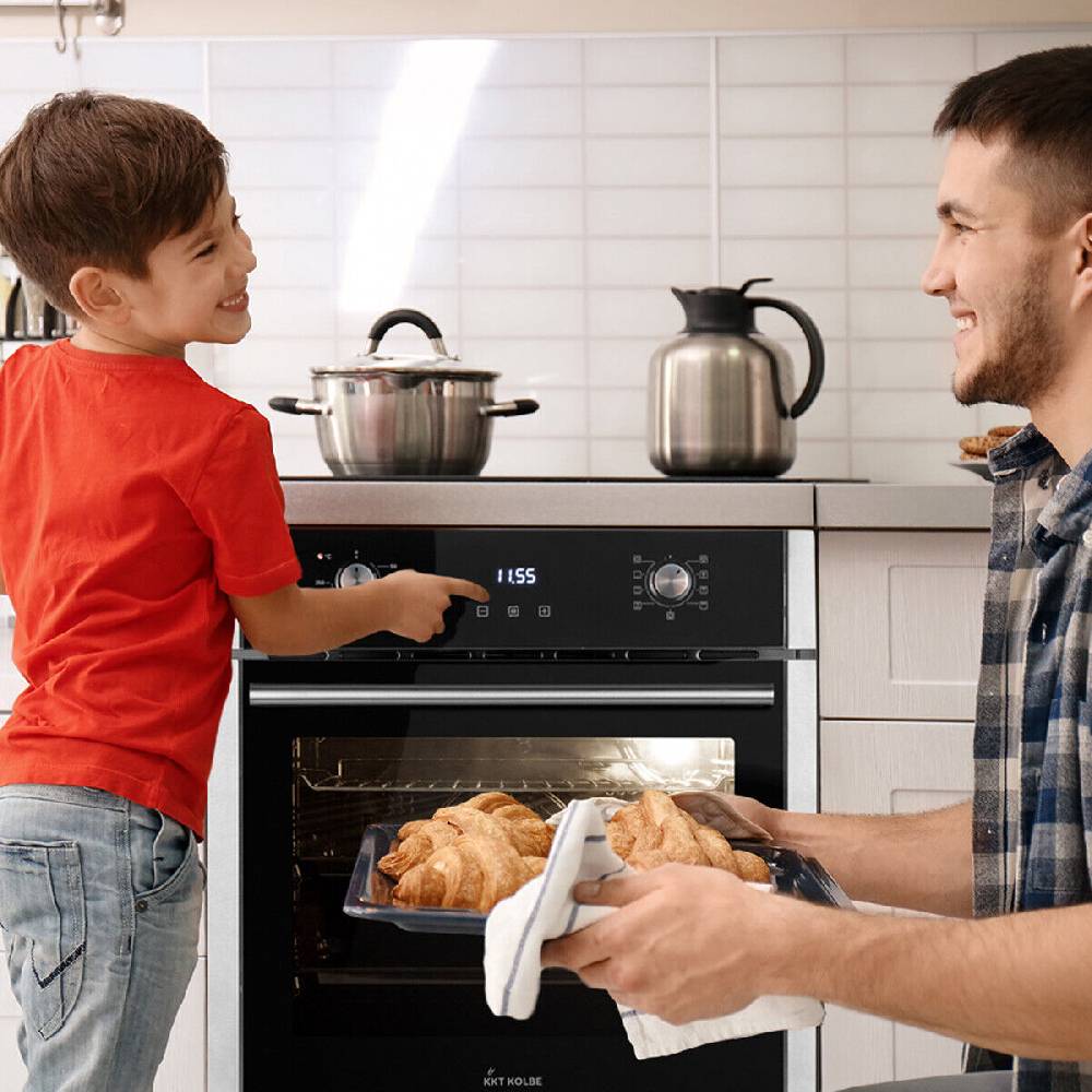 KKT-KOLBE KKT KOLBE Einbaubackofen autark 60cm Heißluft Grill-Bratsystem Teleskopauszug Outlet