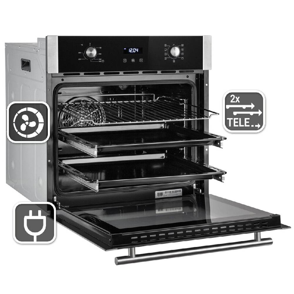 KKT-KOLBE KKT KOLBE Einbaubackofen autark 60cm Heißluft Grill-Bratsystem Teleskopauszug Outlet