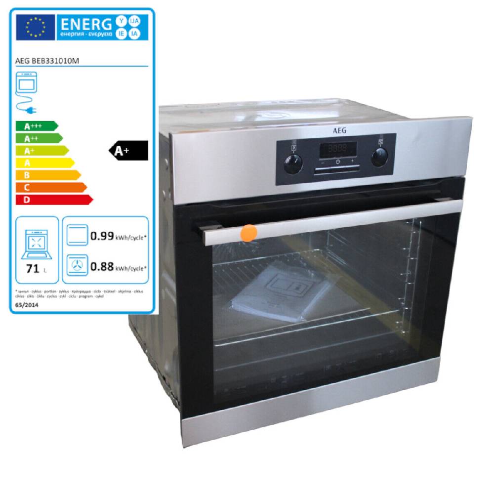 lifestyle-shopping24 AEG BEB331010M Einbaubackofen Backofen 71l 60cm Edelstahl EEK A