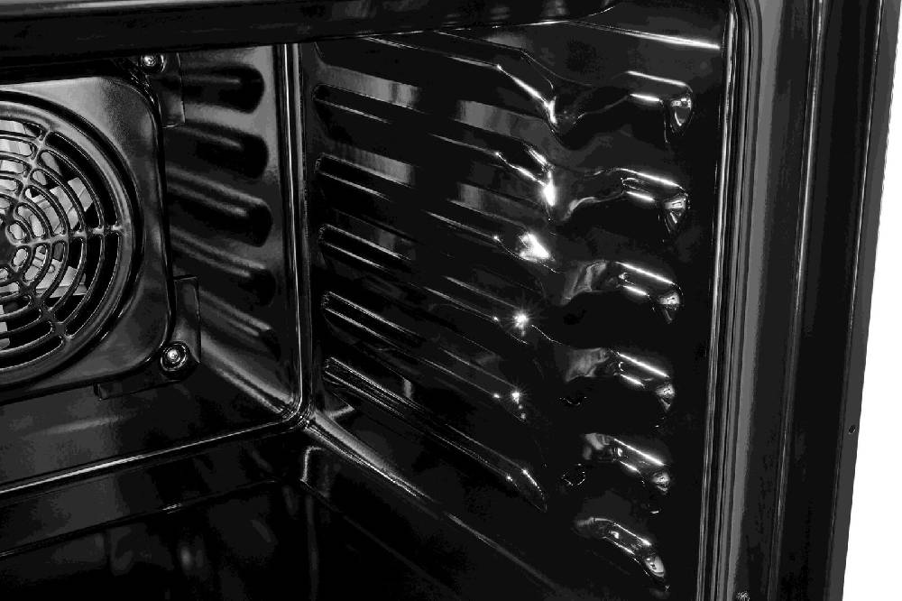 dealforless-shop Exquisit Herdset Backofen Umluft Glaskeramikkochfeld rahmenlos Einbau Schwarz Begrenztes Angebot