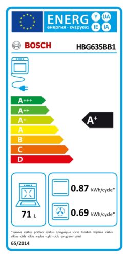 Monbeck Versandhandel Bosch HBG635BB1 Backofen Vulkan Schwarz