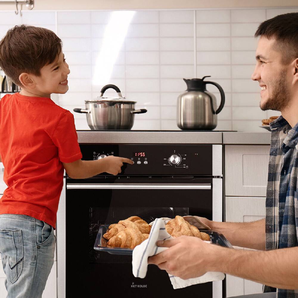 KKT-KOLBE KKT KOLBE Einbaubackofen 60cm Einbau Herd Backofen Umluft Heißluft Grill Autark Saisonschlussverkauf