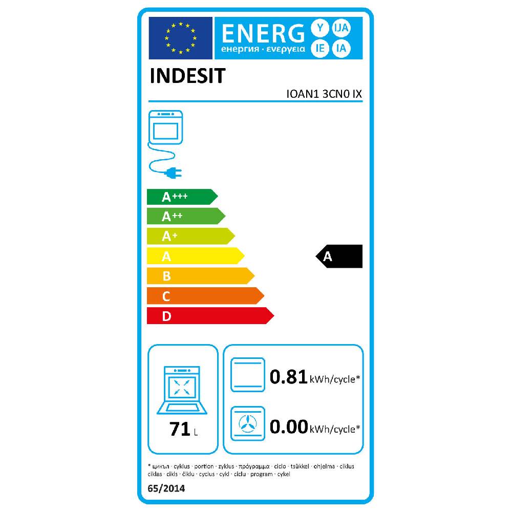 aruh_vertrieb Indesit Einbau Backofen Edelstahl Automatikprogramm Autark Timer Schukostecker Black Friday