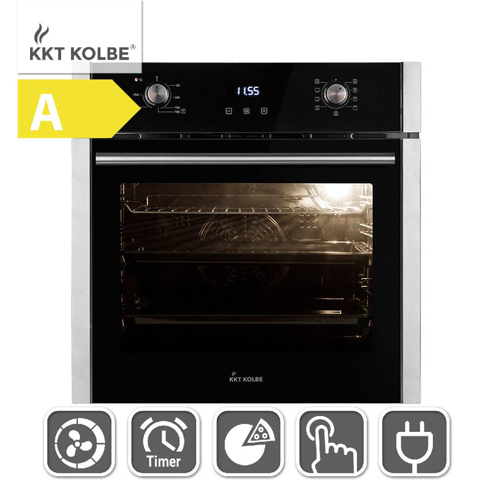 KKT-KOLBE KKT KOLBE Einbaubackofen autark 60 cm Grill Umluft Heißluft Pizzafunktion