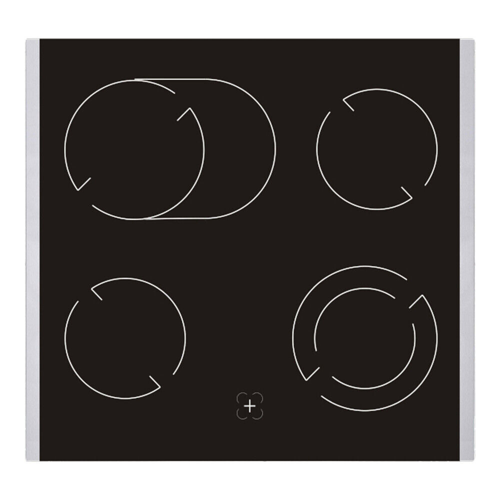 aruh_vertrieb Herdset Backofen Edelstahl Glaskeramik Kochfeld Einbau Herd Set Elektro Auszug Tiefpreis
