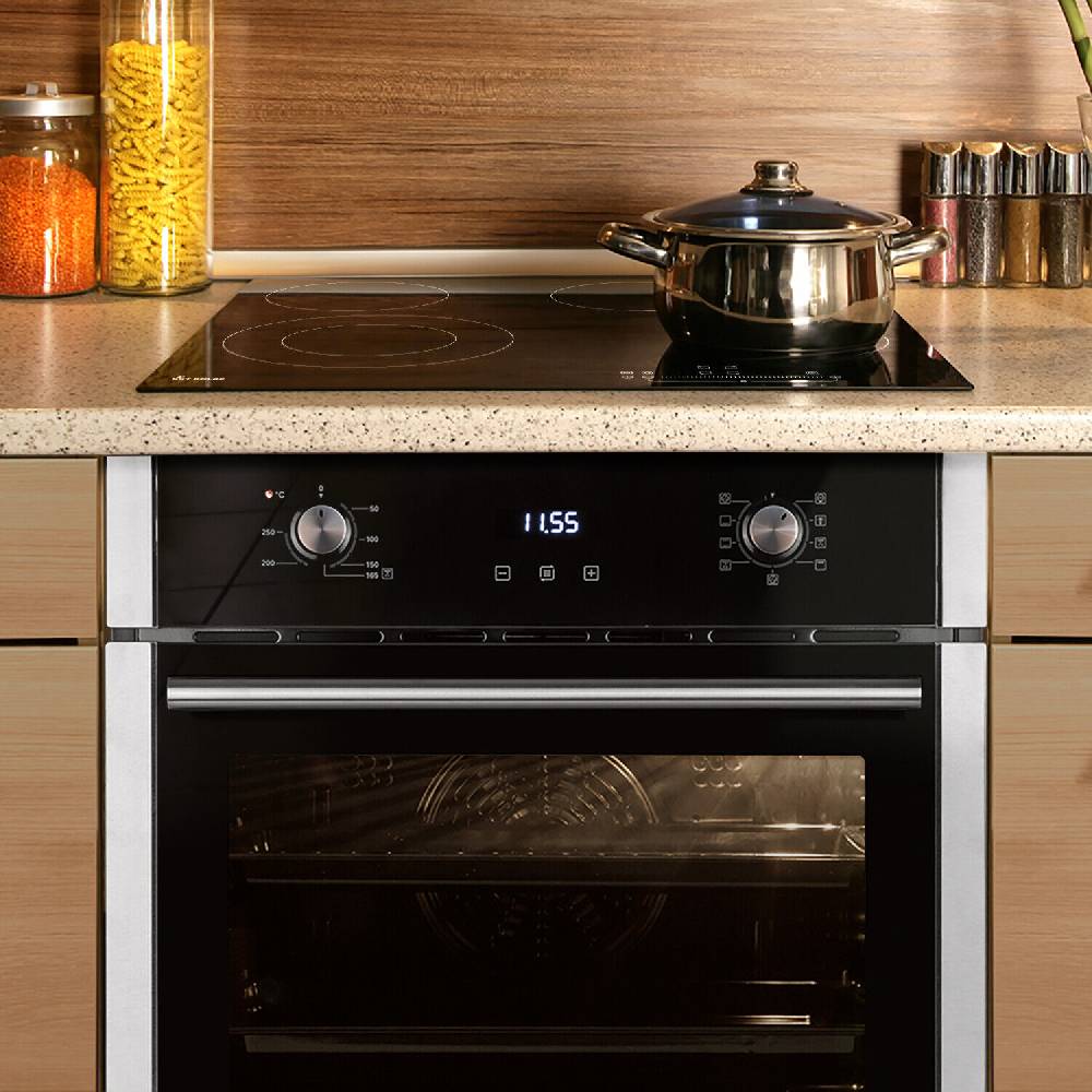 KKT-KOLBE KKT KOLBE Einbau-Herdset 60cm Einbaubackofen + 59cm Kochfeld Grill Neueste Stile