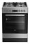 dealforless-shop Beko FSM62320DXS Elektro-Herd mit Gaskochfeld - Edelstahl