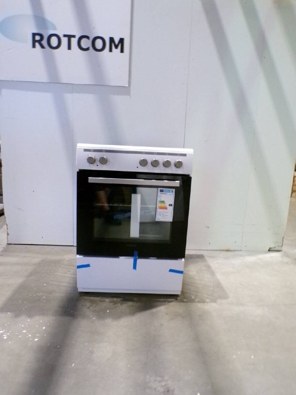 ROTCOM Deutschland Standherd 65L 8 Beheizungsarten Kochfeld Daewoo F6EV22WL2DE RE_RO23694RMA_1