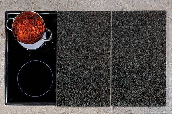 K&L-Schnäppchen-Shop KESPER Herd-Abdeckplatte Granit Schneidebrett Ceranfeld-Abdeckung Herdabdeckung
