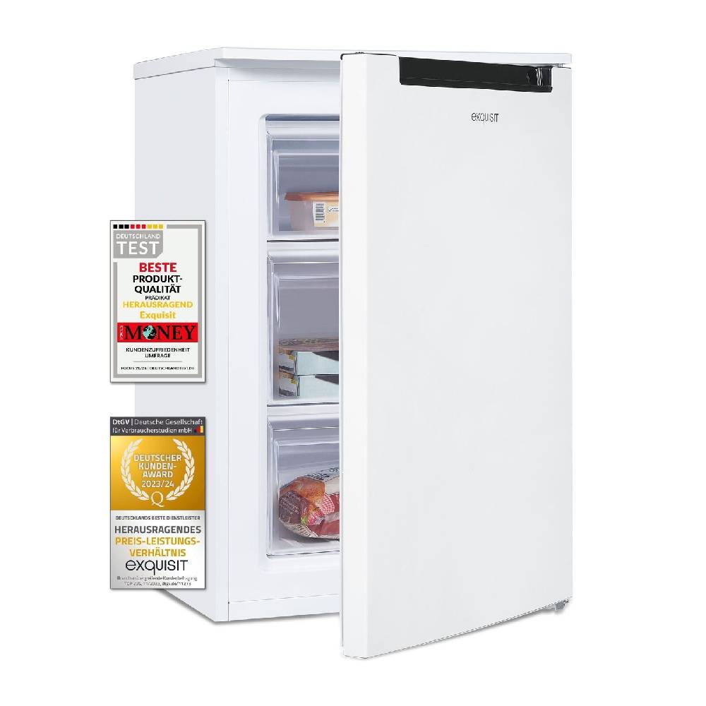 Exquisit Direkt Exquisit Gefrierschrank GS581-040C weiss | 87 l Nutzinhalt | 4 Sterne | Kompakt