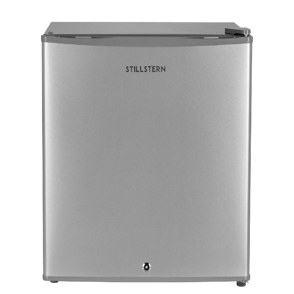 STILLSTERN Outletshop B-Ware Mini-Gefrierschrank, Schloss E 42L, 4-Sterne, Leise, Gefrierbox, Silber