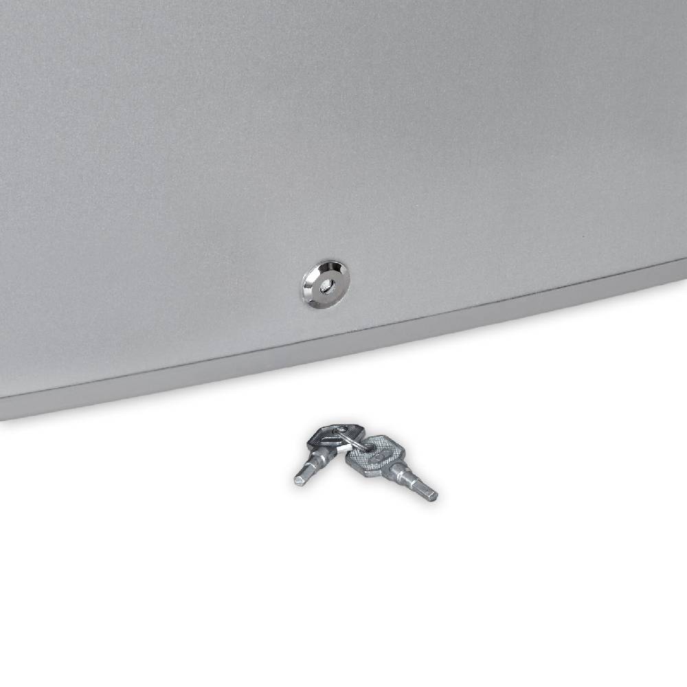 STILLSTERN Outletshop B-Ware Mini-Gefrierschrank, Schloss E 42L, 4-Sterne, Leise, Gefrierbox, Silber Limitierter Zeitrabatt