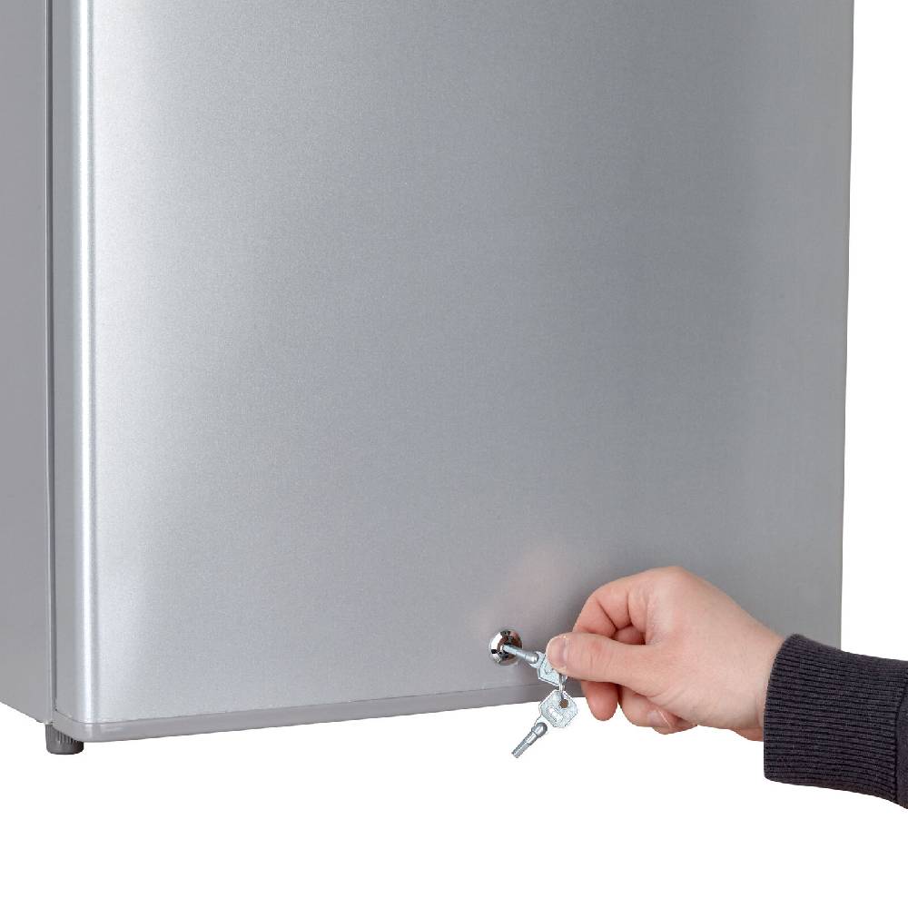 STILLSTERN Outletshop B-Ware Mini-Gefrierschrank, Schloss E 42L, 4-Sterne, Leise, Gefrierbox, Silber Limitierter Zeitrabatt