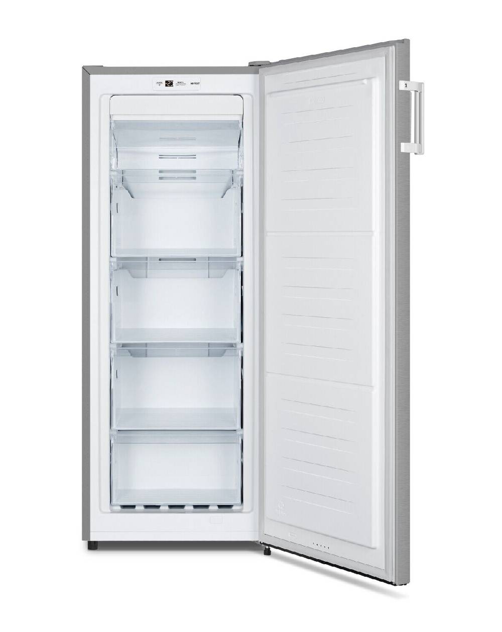 dealforless-shop NoFrost Gefrierschrank Silber 144 x 56 cm EEK E Geratek Versandkostenfrei