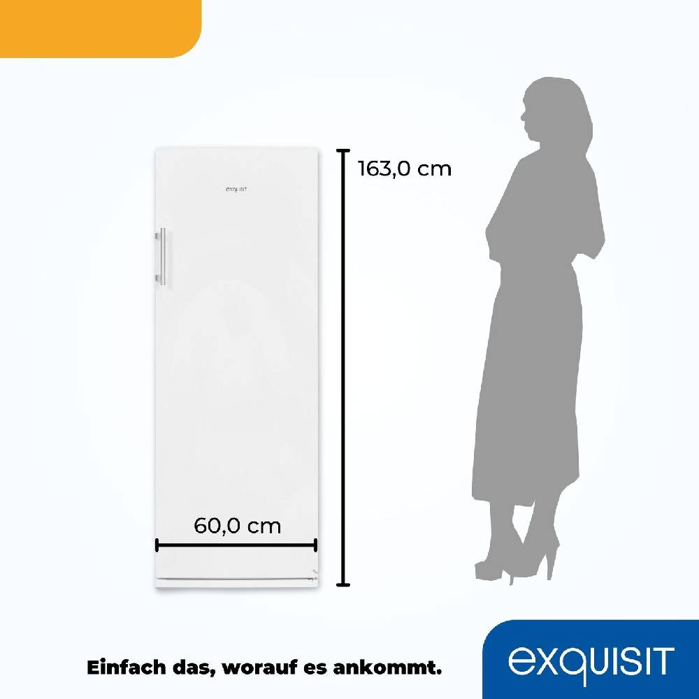 Exquisit Direkt Exquisit Gefrierschrank GS27-H-280E weiss | Nutzinhalt: 232 L | 7 Schubladen Exklusivangebot
