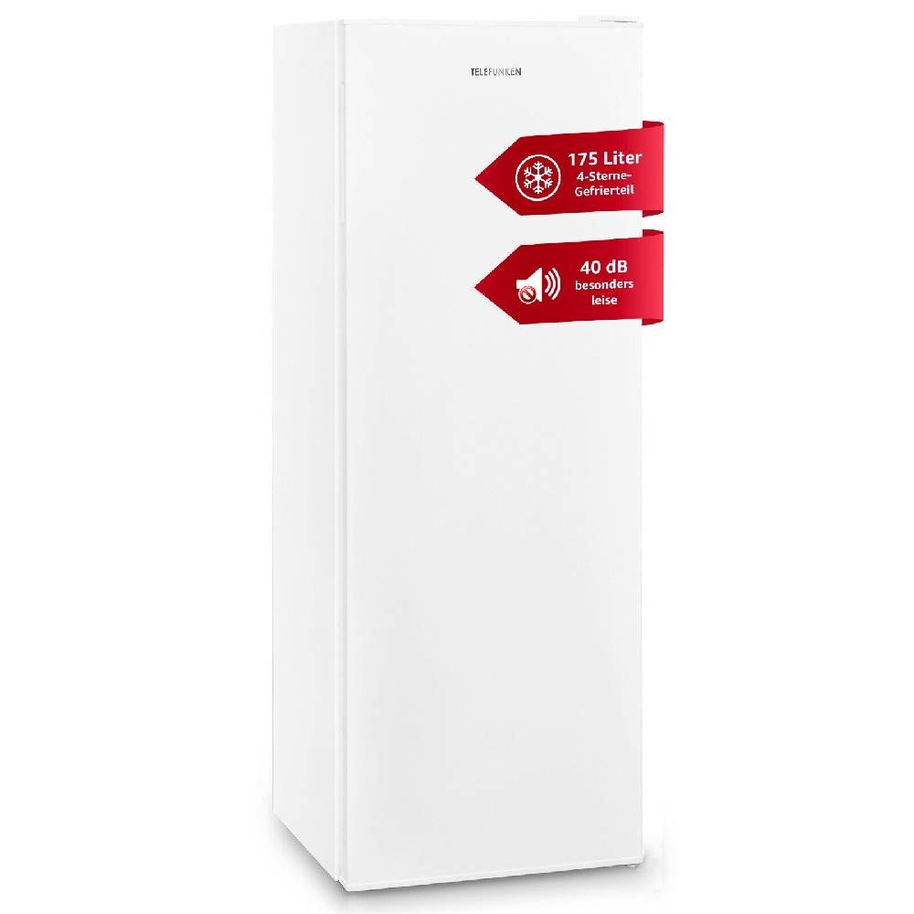 We Will Shop U Telefunken Gefrierschrank groß Tiefkühlschrank Eisschrank freistehend 175 Liter