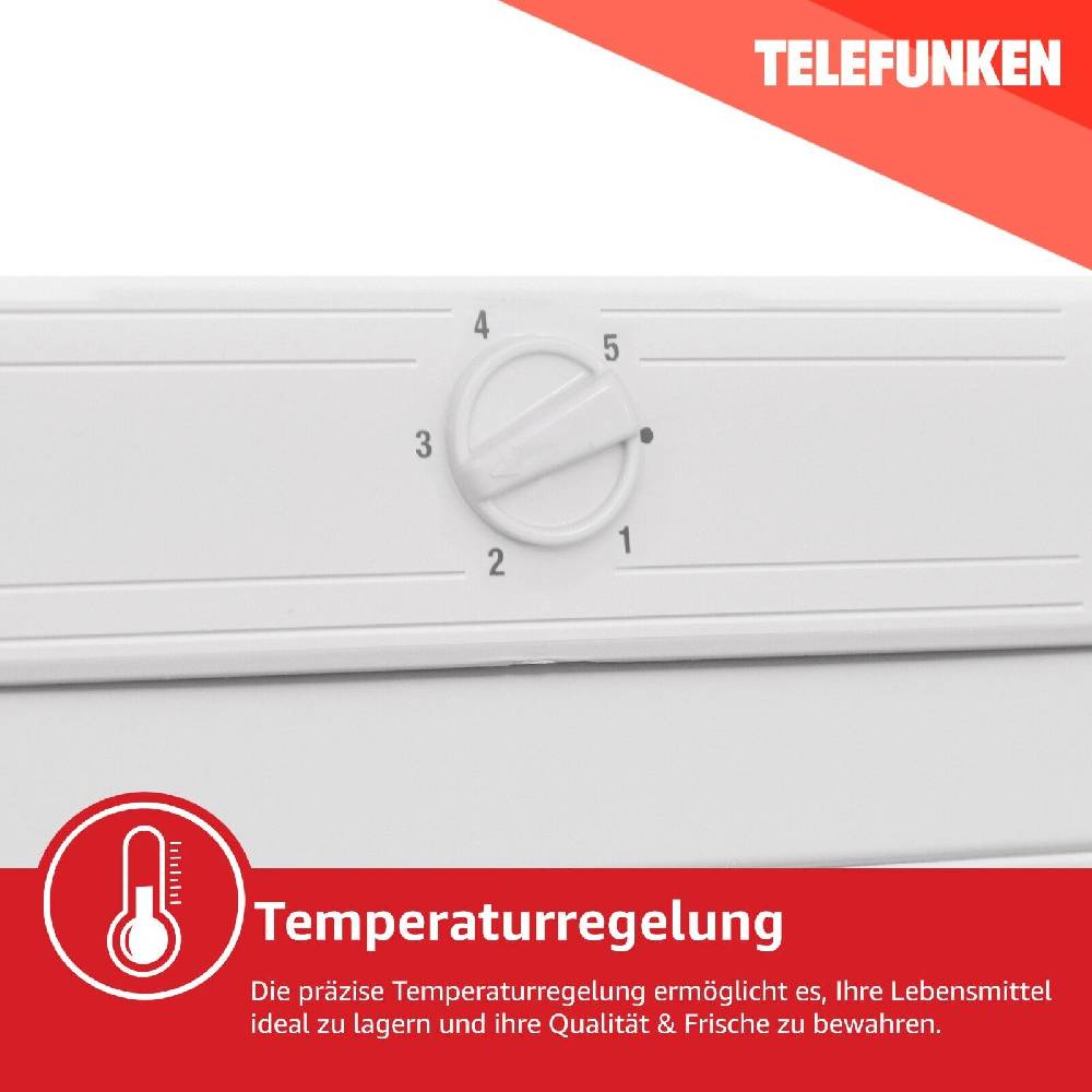 We Will Shop U Telefunken Gefrierschrank groß Tiefkühlschrank Eisschrank freistehend 175 Liter Valentinstagsangebot