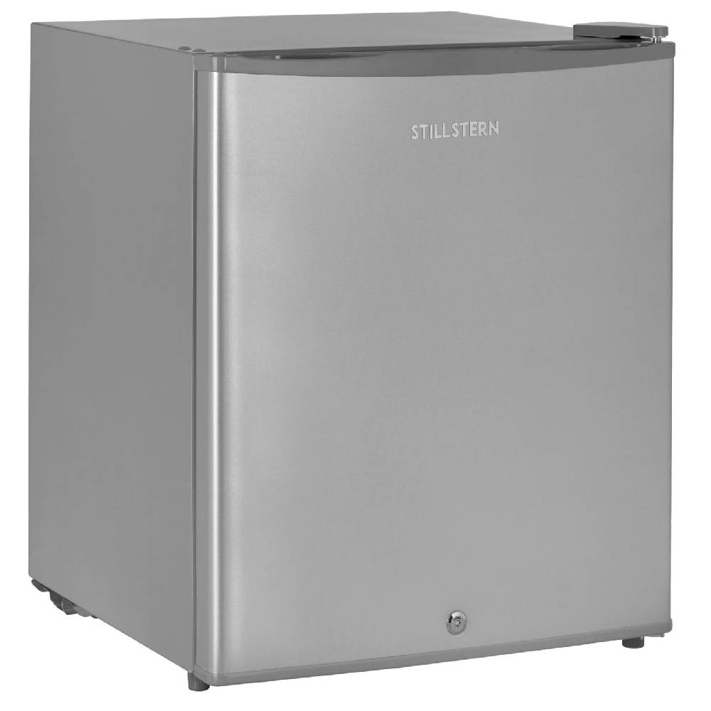 STILLSTERN Outletshop Mini-Gefrierschrank mit Schloss E 42L, 4-Sterne, Leise, Gefrierbox, Silber Jubiläumsangebot
