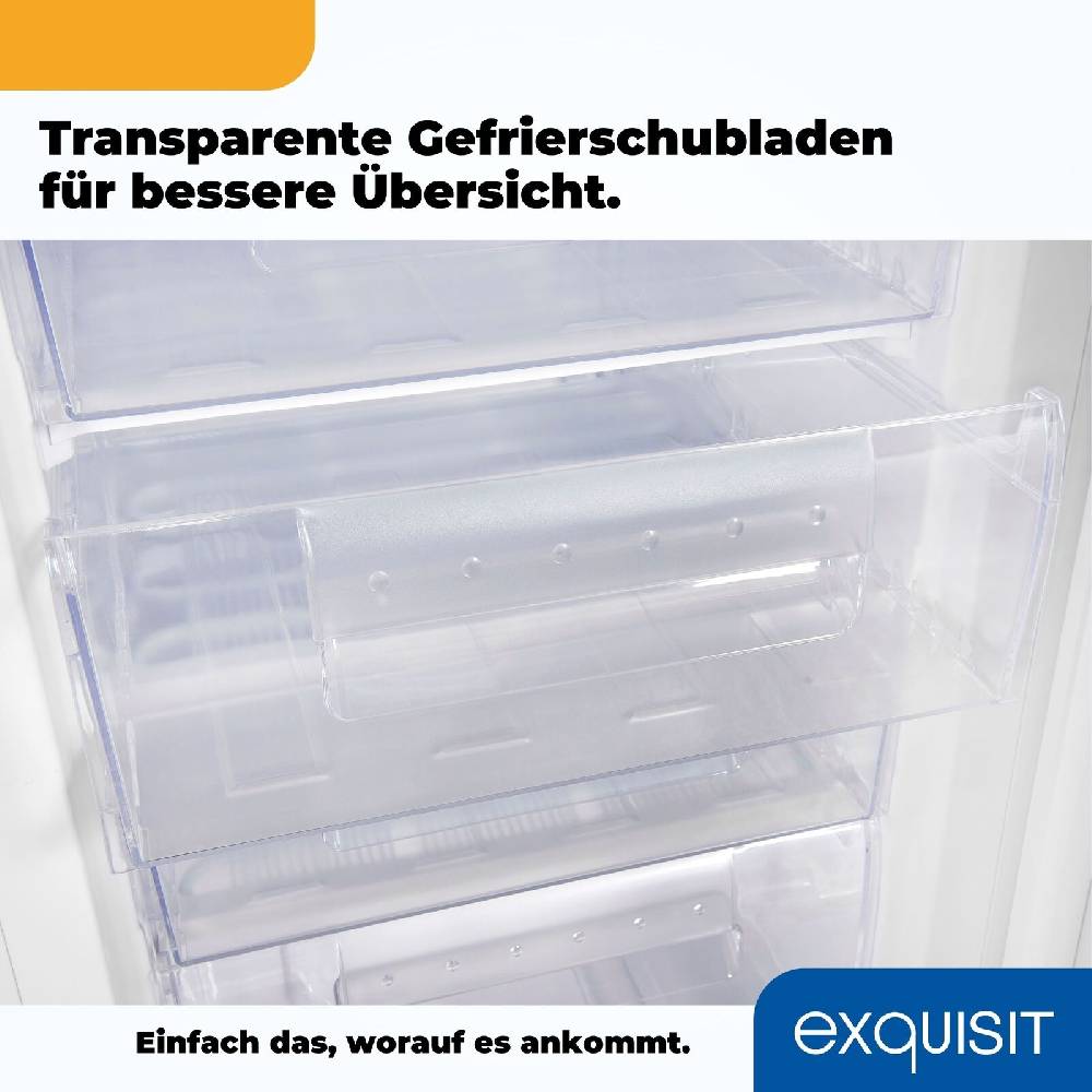 Exquisit Direkt Exquisit Gefrierschrank GS80-HE-040E weiss | 91 l Nutzinhalt | Weiß Online Outlet