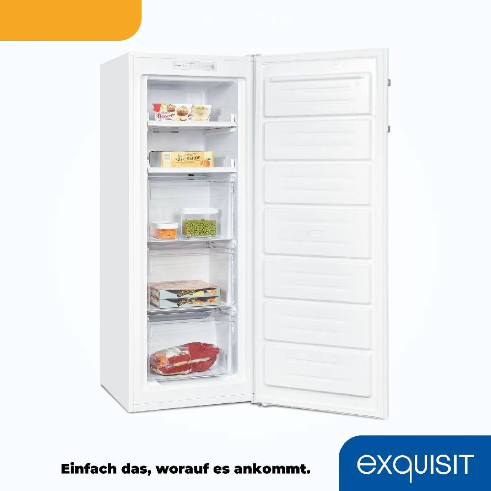Exquisit Direkt Exquisit Gefrierschrank GS5231-NF-H-040D weiß | 161 l Nutzinhalt | NoFrost | LED Bestseller