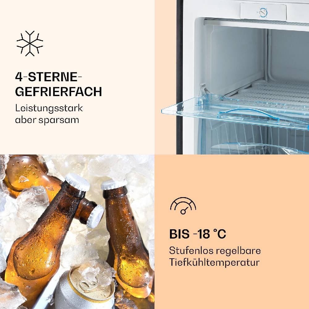 klarstein.deutschland Gefriertruhe Gefrierschrank Tiefkühltruhe 3 Fächer Freistehend 69 L Schwarz Bis zu 50% Rabatt