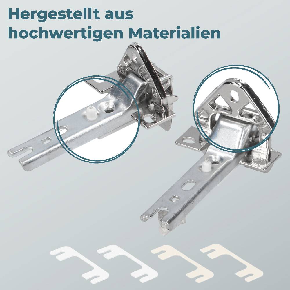 kenekos 2 x Scharnier Türscharnier Kühlschrank für 268698 00268698 Bosch Siemens Neff Begrenzt auf 3 Tage