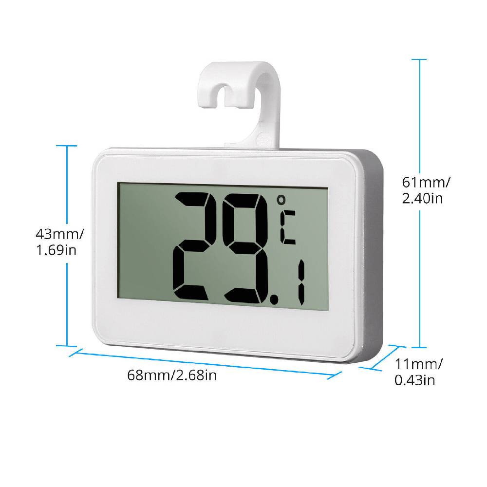 bhshop 4x Kit Digital Kühlschrank Thermometer Wasserdicht Gefrierschrank Thermometer Exklusivangebot