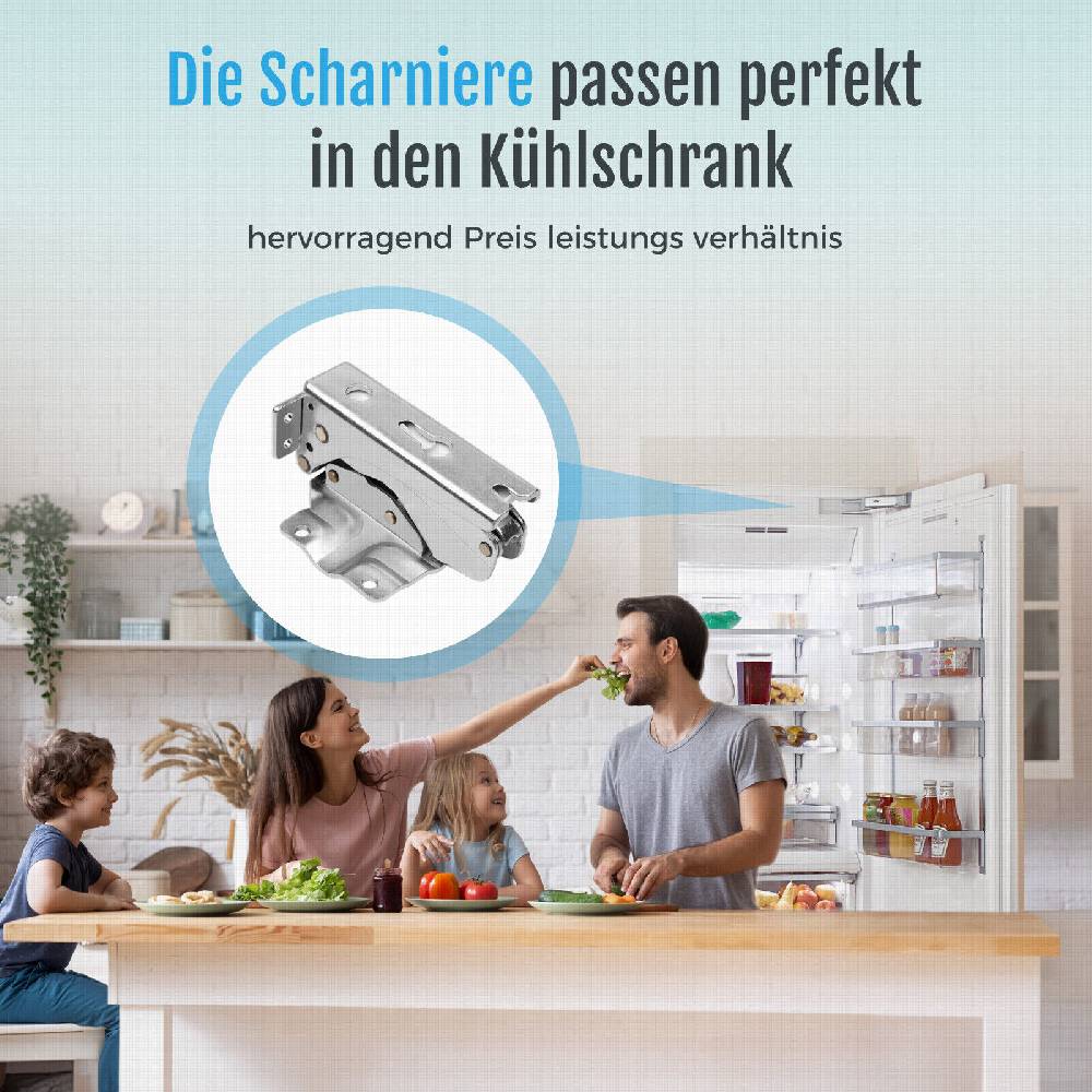 molihua-2017 Für BOSCH SIEMENS Scharnier Türscharnier Kühlschrank 2 Stück 00481147 Weihnachtsangebot