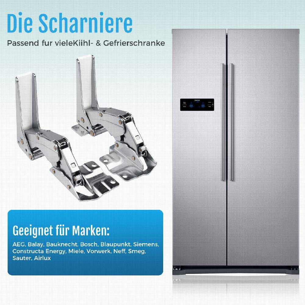 molihua-2017 Für BOSCH SIEMENS Scharnier Türscharnier Kühlschrank 2 Stück 00481147 Weihnachtsangebot