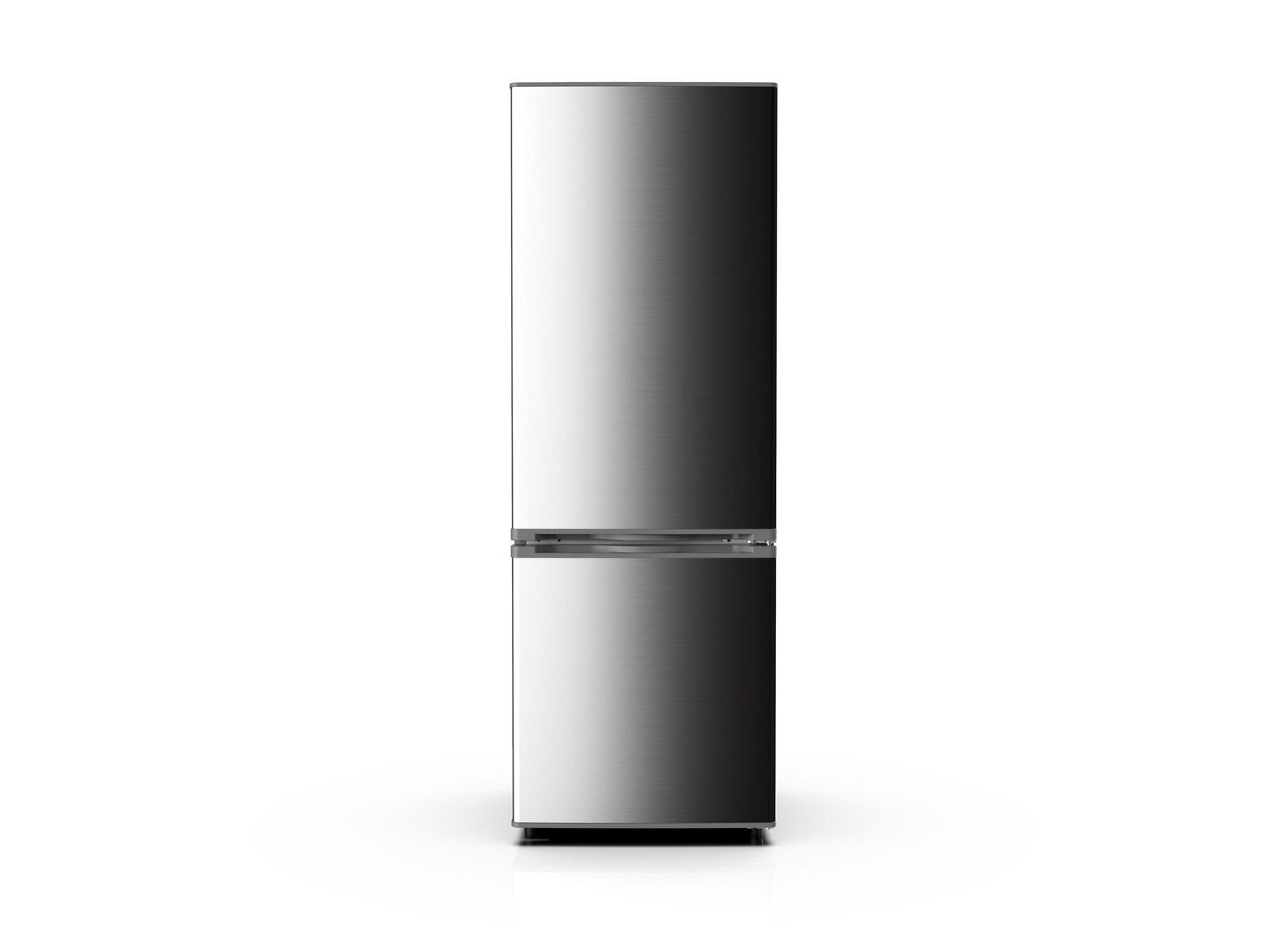 stuebinger_online B-Ware PKM KHKG173IXC Inox Kühlgefrierkombination 161L Kühlschrank LED