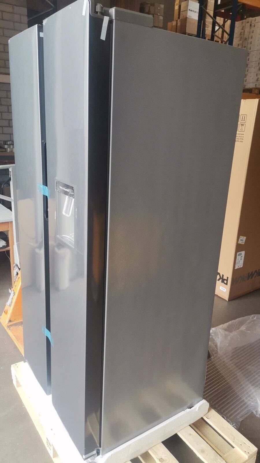 stuebinger_online B-Ware PKM SBS436NFWDIX Side by Side Kühlschrank Wasserspender 450 L Kombi Muttertagsangebot