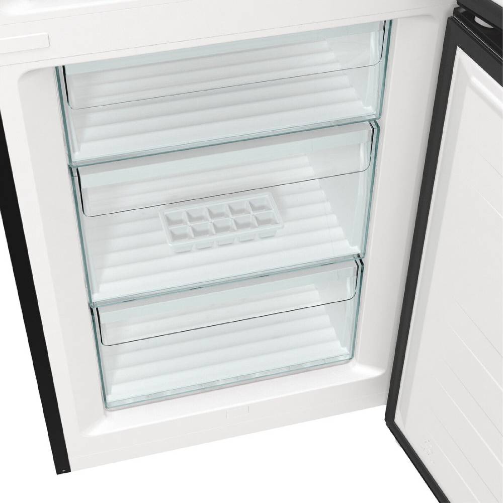 aruh_vertrieb Gorenje Kühl Gefrierkombination NoFrost Plus freistehend Kühlschrank Schwarz LED Jubiläumsangebot