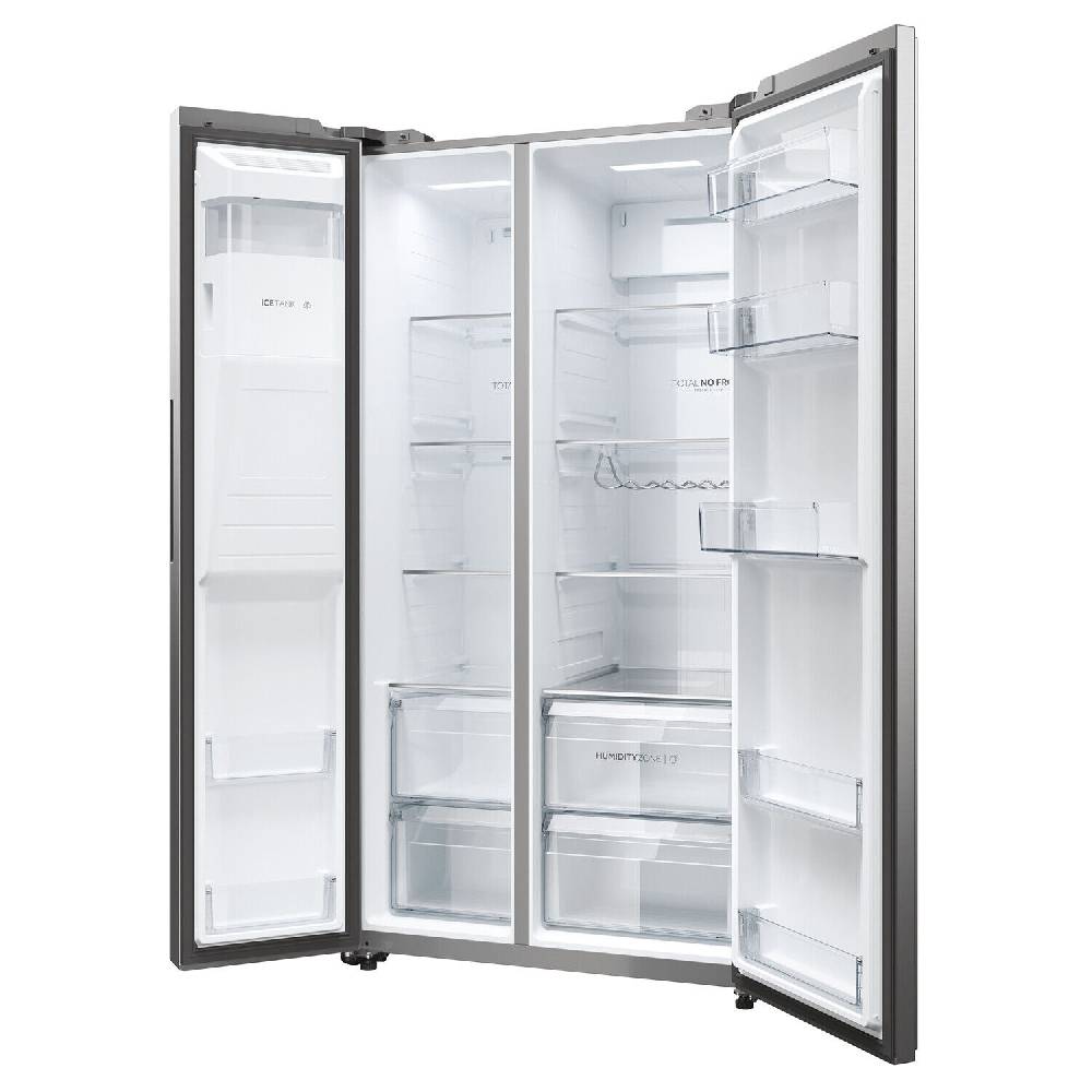aruh_vertrieb Side by Side Kühlschrank Kühl Gefrierkombination Edelstahl NoFrost Eis Wasser Zeitlich begrenztes Angebot