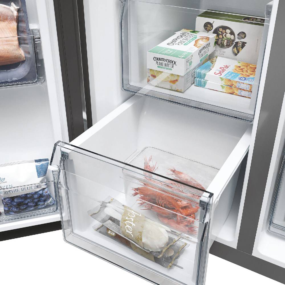 aruh_vertrieb Side by Side Kühlschrank Kühl Gefrierkombination Edelstahl NoFrost Eis Wasser Zeitlich begrenztes Angebot