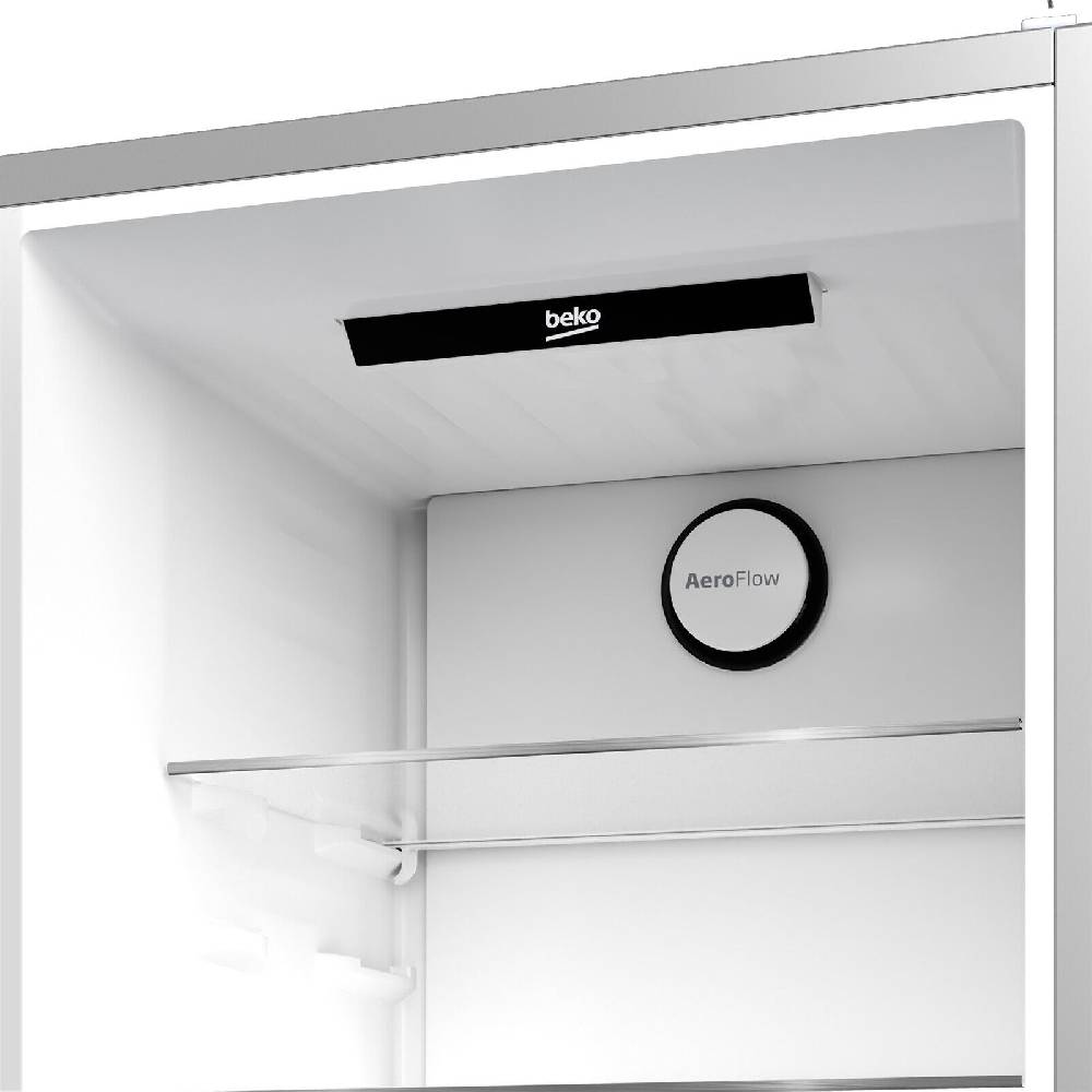 aruh_vertrieb Beko Kühl Gefrierkombination NoFrost Kühlschrank 203,5 cm Edelstahl Optik 355 L Exklusive Angebote