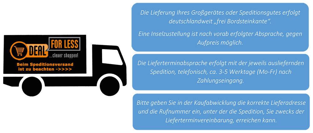 dealforless-shop PKM French-Door Kühlschrank NoFrost 443L 2 Schubladen Touch Bedienung Super Sparpreis