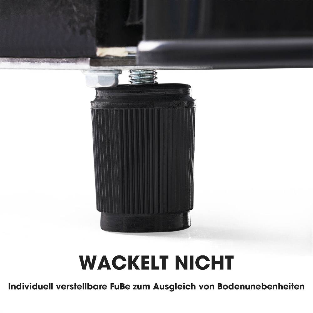 luxeliving_eu Retro Kühl Gefrierkombination freistehend LED Getränke Kühlschrank 72 L Schwarz Begrenzte Freigabe