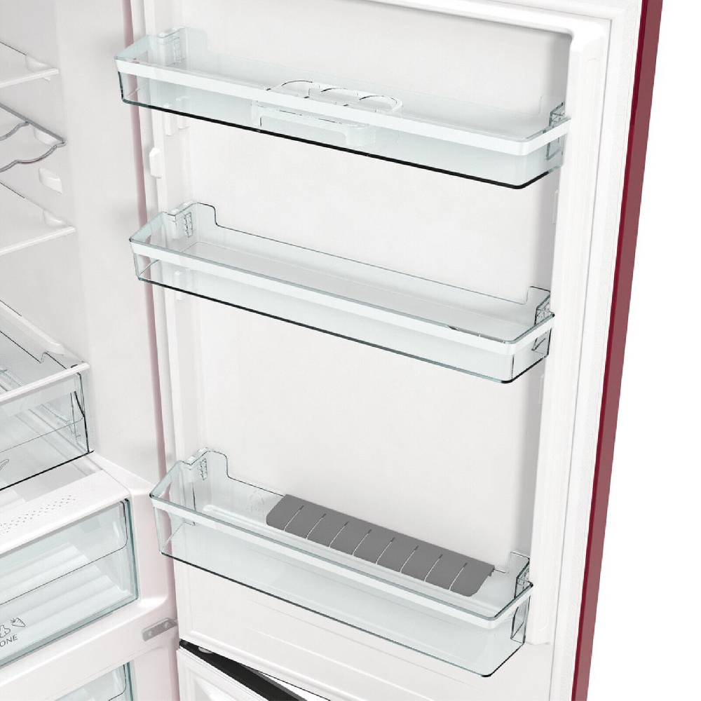 aruh_vertrieb Gorenje Kühl Gefrierkombination NoFrost Plus freistehend Kühlschrank Bordeaux Letzter Tag