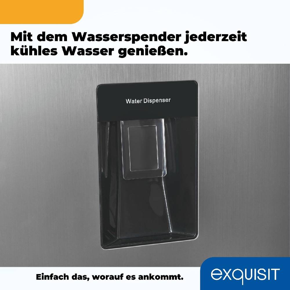 Exquisit Direkt Exquisit Kühl-Gefrierkombination KGC265-70-WS-040E inoxlook | 260 l Nutzinhalt Sonderangebot der Fabrik