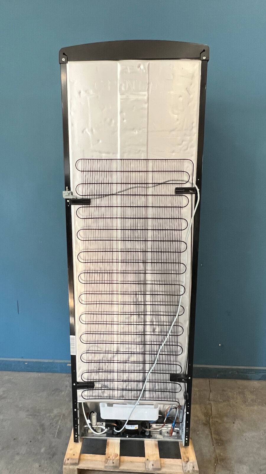 CM-TRONIC Elektronik und Zubehör Retro Kühl Gefrierkombination LessFrost Kühlschrank freistehend in schwarz Vierteljährliche Förderung