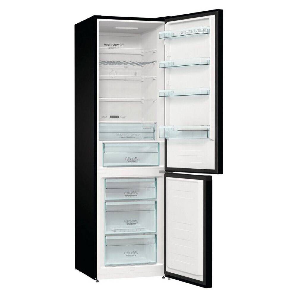 aruh_vertrieb Gorenje Kühl Gefrierkombination NoFrost freistehend Kühlschrank 361L schwarz NEU Nur noch ein Tag übrig