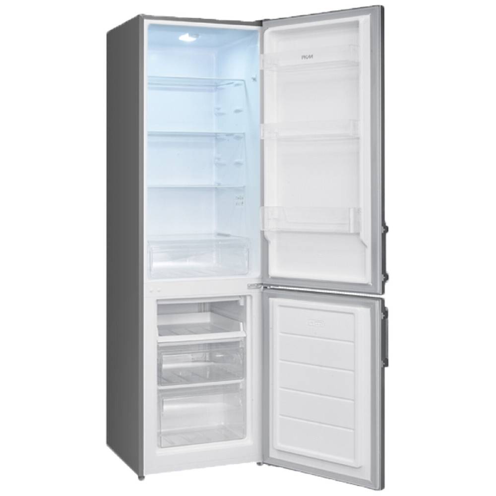aruh_vertrieb Wolkenstein Kühl-/Gefrierkombination Kühlschrank Gefrierfach 180 cm Inox Design Outlet
