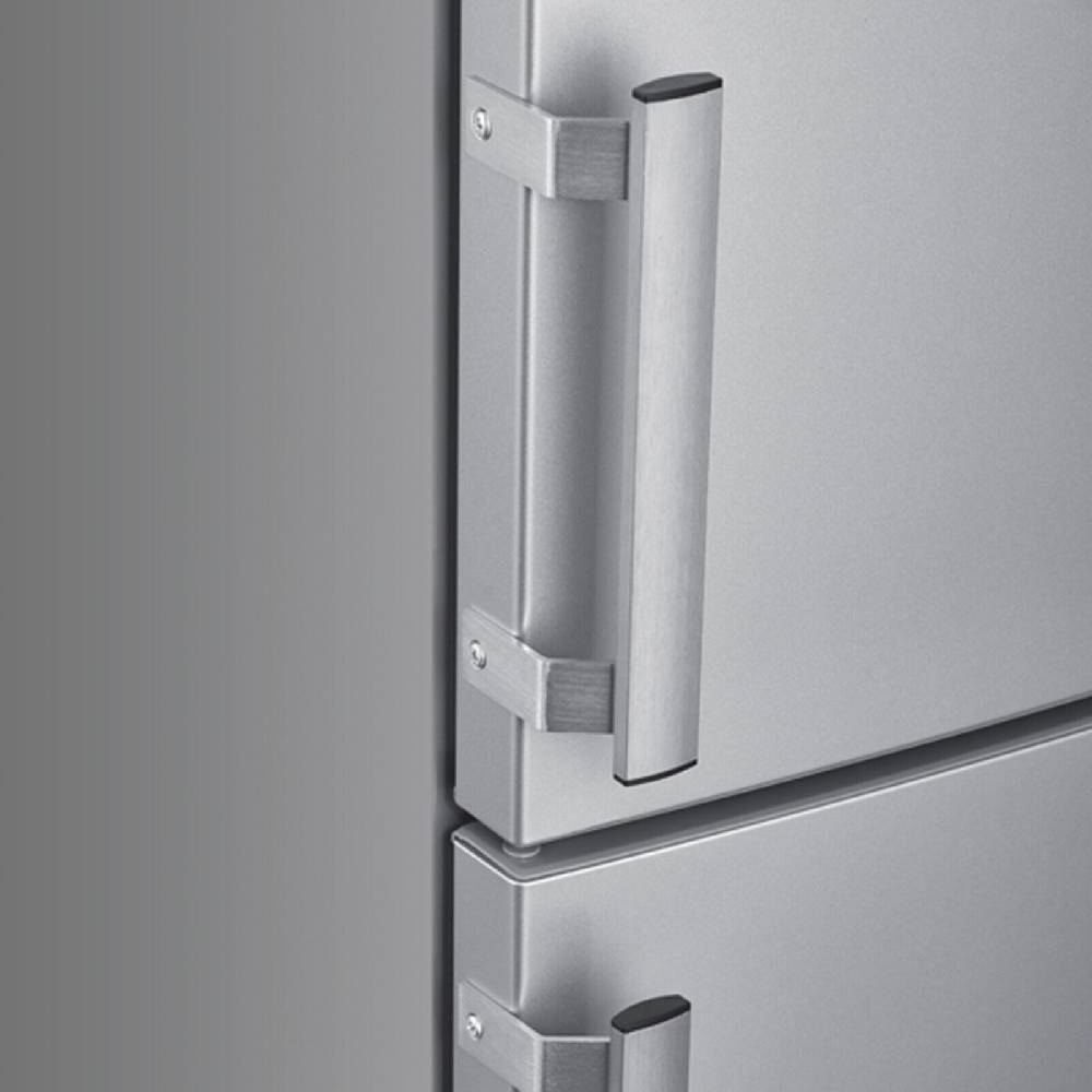 aruh_vertrieb Wolkenstein Kühl-/Gefrierkombination Kühlschrank Gefrierfach 180 cm Inox Design Outlet