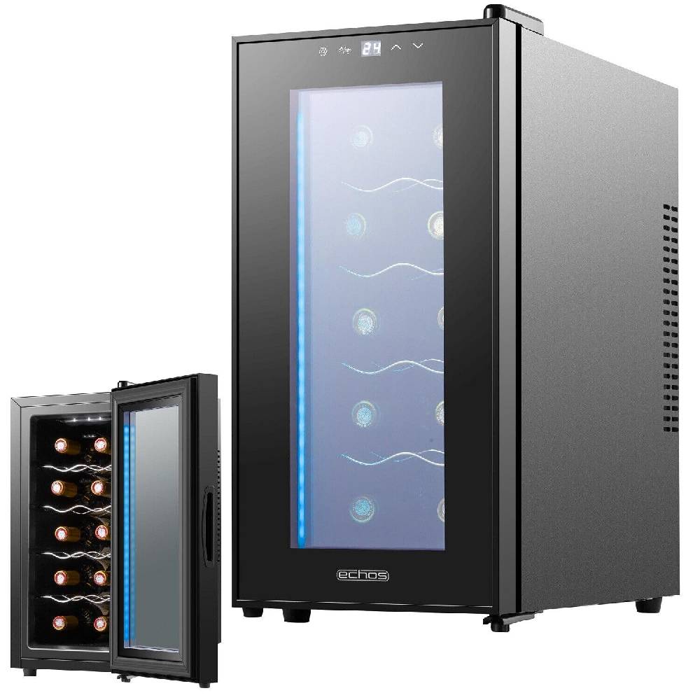 enstore10 Weinkühler Weinkühlschrank Weinschrank Mini Kühlschrank Weinklimaschrank Minibar