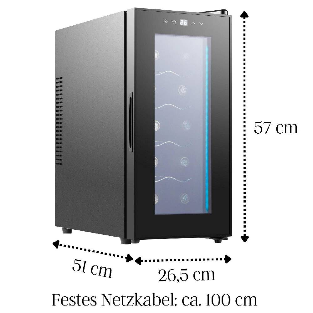 enstore10 Weinkühler Weinkühlschrank Weinschrank Mini Kühlschrank Weinklimaschrank Minibar Hotsell
