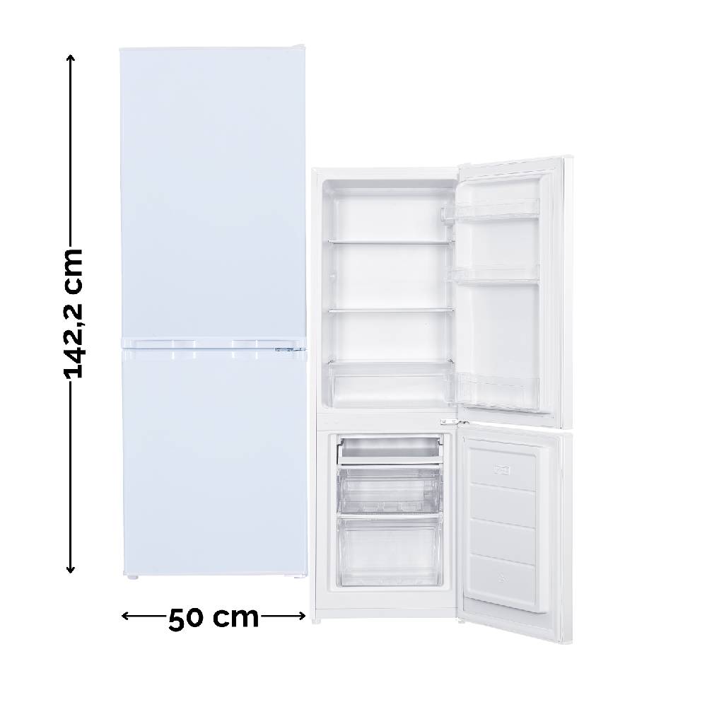 Homebird24 GERATEK Kühl-Gefrierkombination KG1200W, 173 Liter, weiß, 4* Gefrierfach Sonderangebot