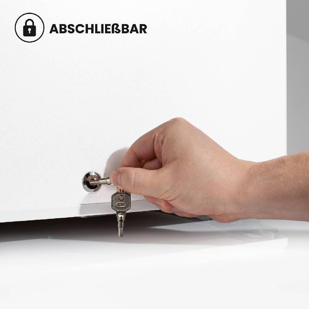 STILLSTERN Outletshop B-Ware Minikühlschrank E 45L mit Schloss und Frostfach Leise Mini Kühlschrank Tiefpreis