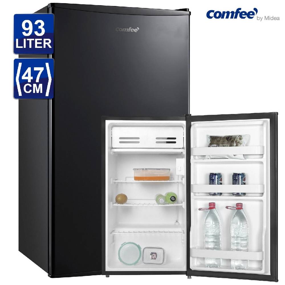 ROTCOM Deutschland Kühlschrank Tischmodell 93 L Schwarz Wendetür Comfee RCD132DK2